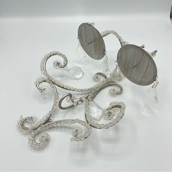 Wall Mount Crystal Candle Chandelier - Picture 4 of 8